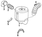 6030940341 - : Mount Bracket for Mercedes-Benz Image