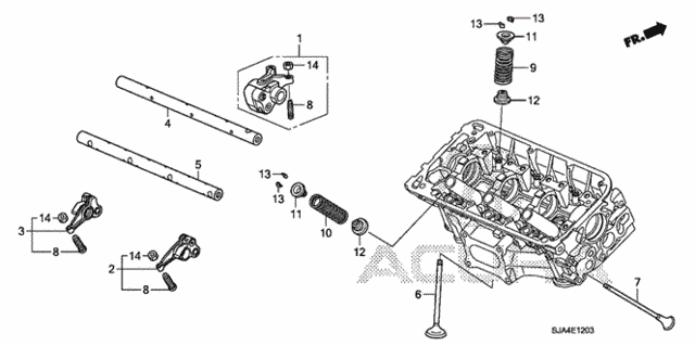 Valve - Rocker Arm (RR.) (2) for 2012 Acura RL #0