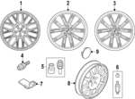 976601025ACOC6 - : Wheel, Alloy for Porsche Image