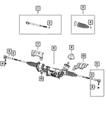 68593992AB - Steering: Rack And Pinion Gear for Mopar Image