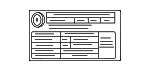 2185841403 - Body: Tire Press Label for Mercedes-Benz Image