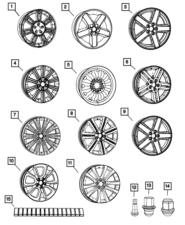 5154061AA - Wheels: Wheel Weight for Mopar Image