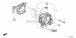 164005J6A01 - : Throttle Body, Electronic Control (GMF6B) for Honda Image