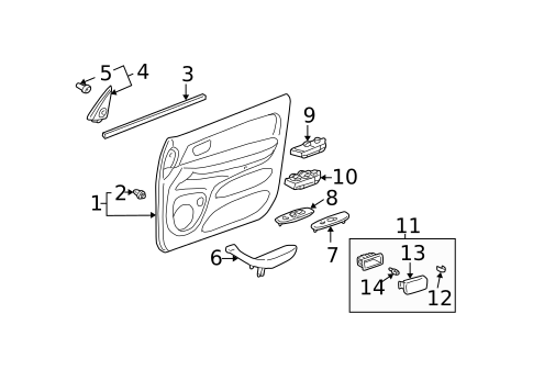 Front Door for 2004 Toyota Tundra #2