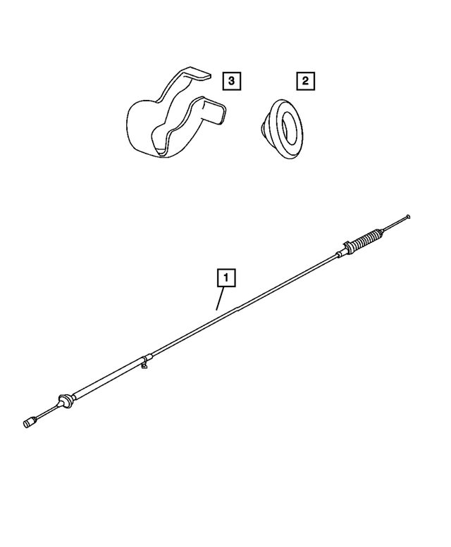 52109653AE - Fuel: Accelerator Cable for Mopar Image