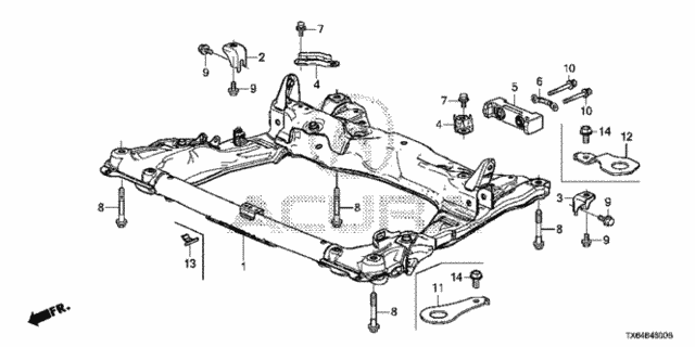 Front Sub Frame for 2015 Acura ILX #0
