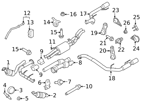 Catalytic Converter for 2024 Ford F-150 #0