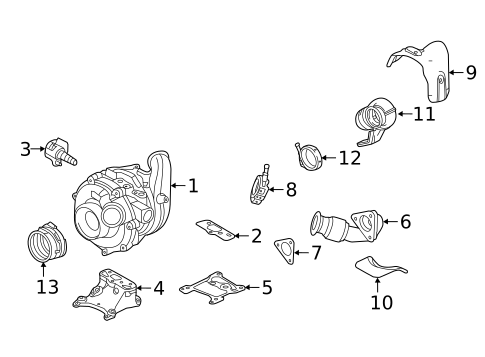 Turbocharger & Components for 2017 Ford F-350 Super Duty #0