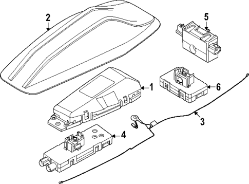 Antenna & Radio for 2025 BMW X3 #0