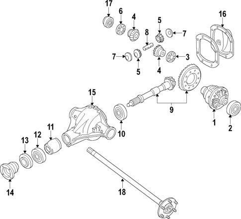 Propeller Shaft for 2009 Nissan Xterra #0