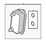 LR110373 - Cooling System: Trans Cooler for Land Rover: Discovery Sport, Range Rover Evoque Image