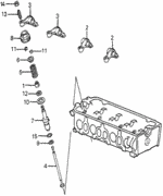 14763689000 - Engine: RETAINER C, VALVE SPRING for Honda Image