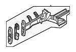 646051R301 - Body: Rail Assembly for Hyundai: Accent Image