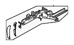 646061R301 - Body: Rail Assembly for Hyundai: Accent Image