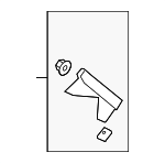 86613G3000 - Body: Side Bracket for Hyundai: Elantra GT Image