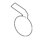 86688G3000 - Body: Tow Bracket Cover for Hyundai: Elantra GT Image