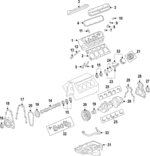 12658976 - : Rear Main Seal Retainer for GM Image