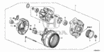31101RTA003 - Engine: ROTOR ASSY. for Honda Image