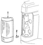 F2TZ13404A - Electrical: Tail Lamp Assembly for Ford Image