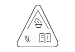 584330526 - Body: Caution Label for Mercedes-Benz Image
