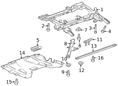 Suspension Mounting for 2024 Cadillac CT5 #2