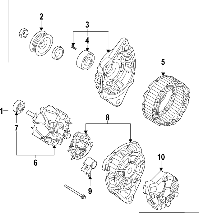373402E010 - Electrical: Rotor for Kia: Soul Image