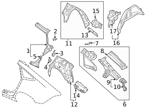 Inner Structure for 2025 Audi S7 Sportback #0
