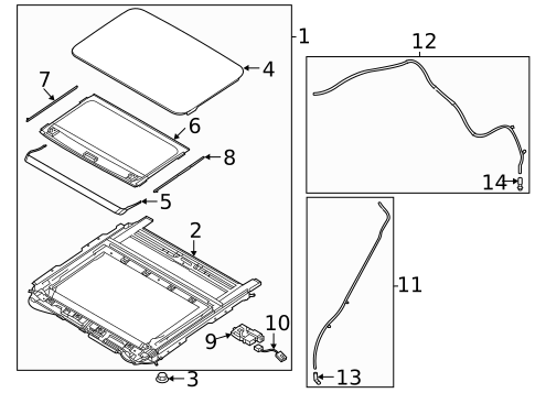 Sunroof for 2023 Hyundai Palisade #0