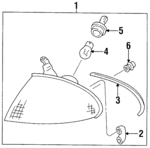 F7BZ13200AA - Electrical: Park Lamp for Ford: Aspire Image