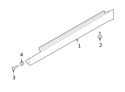 Exterior Trim - Pillars for 2008 INFINITI G35 #0