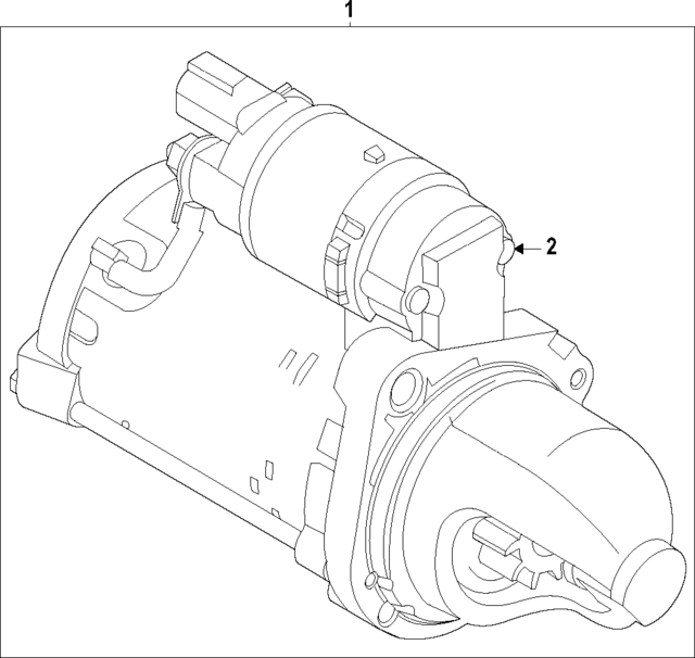 361202J104 - : Starter Solenoid for Hyundai Image