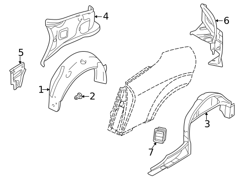 Inner Structure for 2001 Audi TT Quattro #1