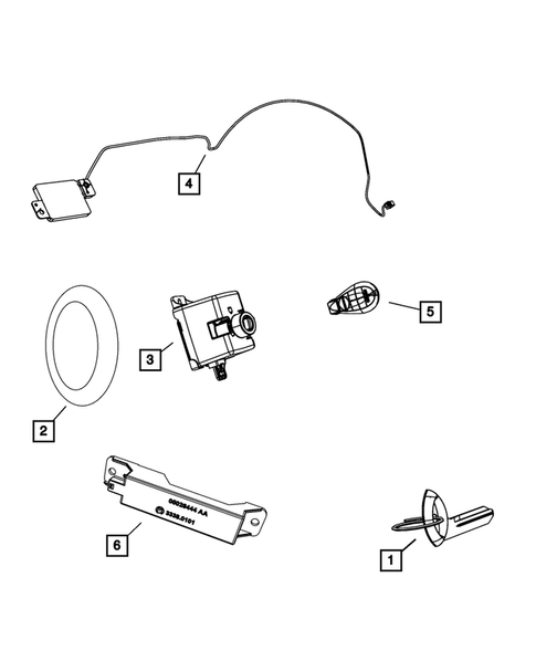 Keys, Modules and Engine Controllers for 2011 Dodge Durango #2