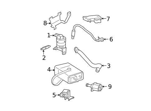 Evaporative System for 2001 Chevrolet Monte Carlo #0