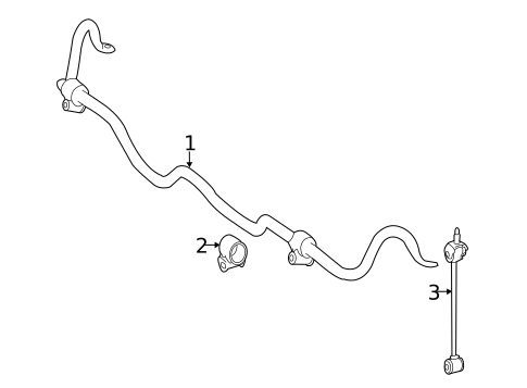 Stabilizer Bar & Components for 2014 Mercedes-Benz CL 65 AMG&reg; #0