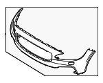 39844261 - Body: Bumper Cover for Volvo: S90, V90 Image