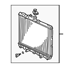 19010PHM003 - Cooling System: Radiator for Honda: Insight Image