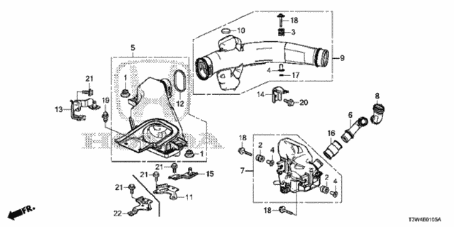 Resonator Chamber for 2014 Honda Accord #0