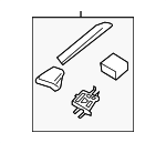 87230S9010 - Body: Roof Molding for Kia Image
