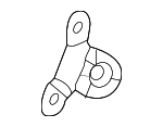 60216T20A00ZZ - Body: Upper Bracket for Honda Image
