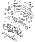 5159189AA - Frames and Bumpers: Rear Fascia for Mopar Image