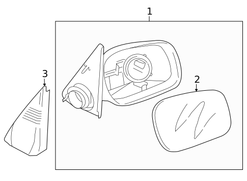 Outside Mirrors for 2003 Land Rover Freelander #0