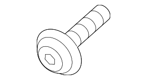 PAF009011 - Body: Bumper Cover Retainer Screw for Porsche Image