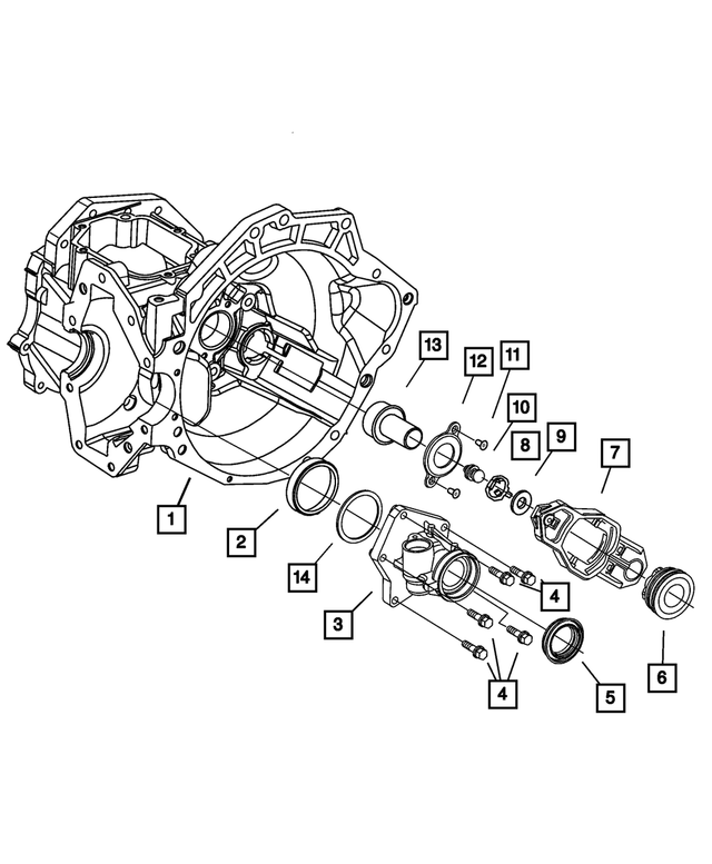 4659242 - Manual Transaxle 5 Speed: Final Drive Spacer for Mopar Image image