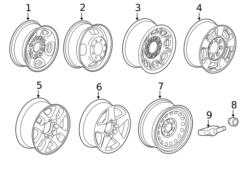 Wheels for 2011 Chevrolet Silverado 3500 HD #0
