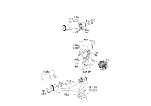 Steering Knuckle and Control Arm for 2014 Mercedes-Benz SLS AMG #0