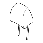 88700Q5010AXA - Body: Headrest for Kia Image