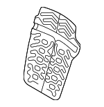 88370Q5000 - Body: Seat Back Heater for Kia Image