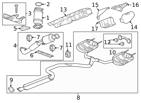 Exhaust Components for 2011 Buick LaCrosse #0