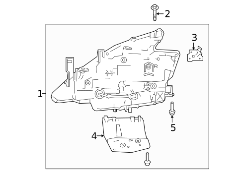 Headlamp Components for 2024 Nissan Murano #0